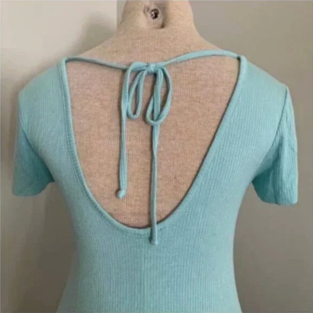 Forever 21 Fit and Flare Seafoam Green Dress Size Small - Picture 6 of 7